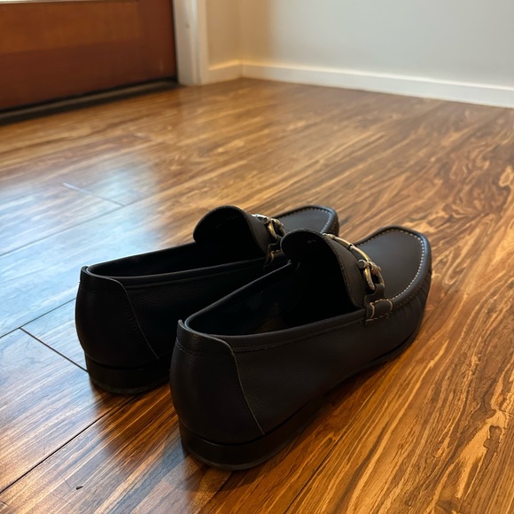 Men's Navy Loafers - Ferragamo - Picture 3 of 4